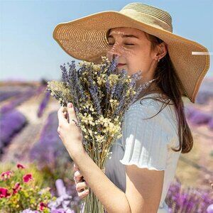 60g Dried Lavender & Baby Breath Bundles 100% Natural Bouquet Home Decor Wedding